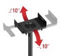 Stojak na głośnik podlogowy Uniwersalny 2szt do kolumn satelit regulacja