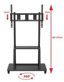 Stojak na monitor interaktywny lub telewizor 55-110" KART-111 regulacja nachylenia