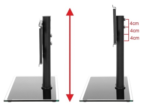 Stojak pod telewizor TV Stopa Noga 25-50 cali GT-323 Obrotowy Regulacja