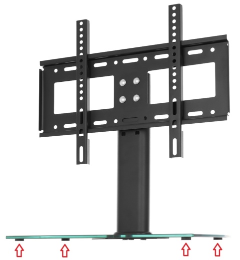 Stojak pod telewizor TV Stopa Noga 25-50 cali GT-323 Obrotowy Regulacja