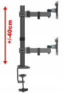 Uchwyt na Monitor Biurkowy Uniwersalny13-32 cale Obrotowy VX-021L