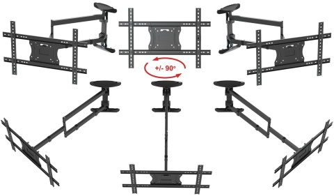Uchwyt na Telewizor Dlugie Ramie 83cm 32-65 cali narozny VX-430X