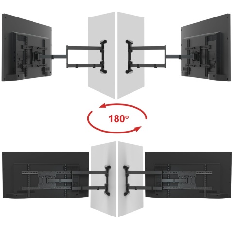 Uchwyt na Telewizor Dlugie Ramie 83cm 32-65 cali narozny VX-430X