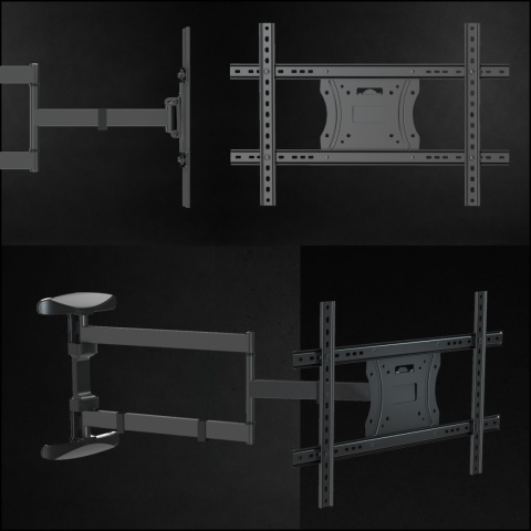 Uchwyt na Telewizor Dlugie Ramie 83cm 32-65 cali narozny VX-430X