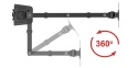 Uchwyt na monitor 18-32 cale 10kg biurkowy VX-161 uniwersalny regulowany