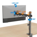 Uchwyt na monitor 18-32 cale 10kg biurkowy VX-161 uniwersalny regulowany