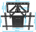 Ultra Mocny Uchwyt do Telewizora Wieszak TV 45-90 cali 80 kg VX-501