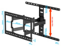 Ultra Płaski 27mm 60kg Uchwyt do Telewizora 32-90 cali VX-525 Wieszak TV TEST