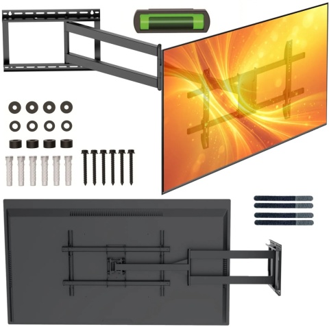Uchwyt TV dlugie ramie 107cm VX-532 Wieszak do Telewizora TV 32-75 cali narozny