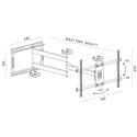 Uchwyt TV dlugie ramie 107cm VX-532 Wieszak do Telewizora TV 32-75 cali narozny